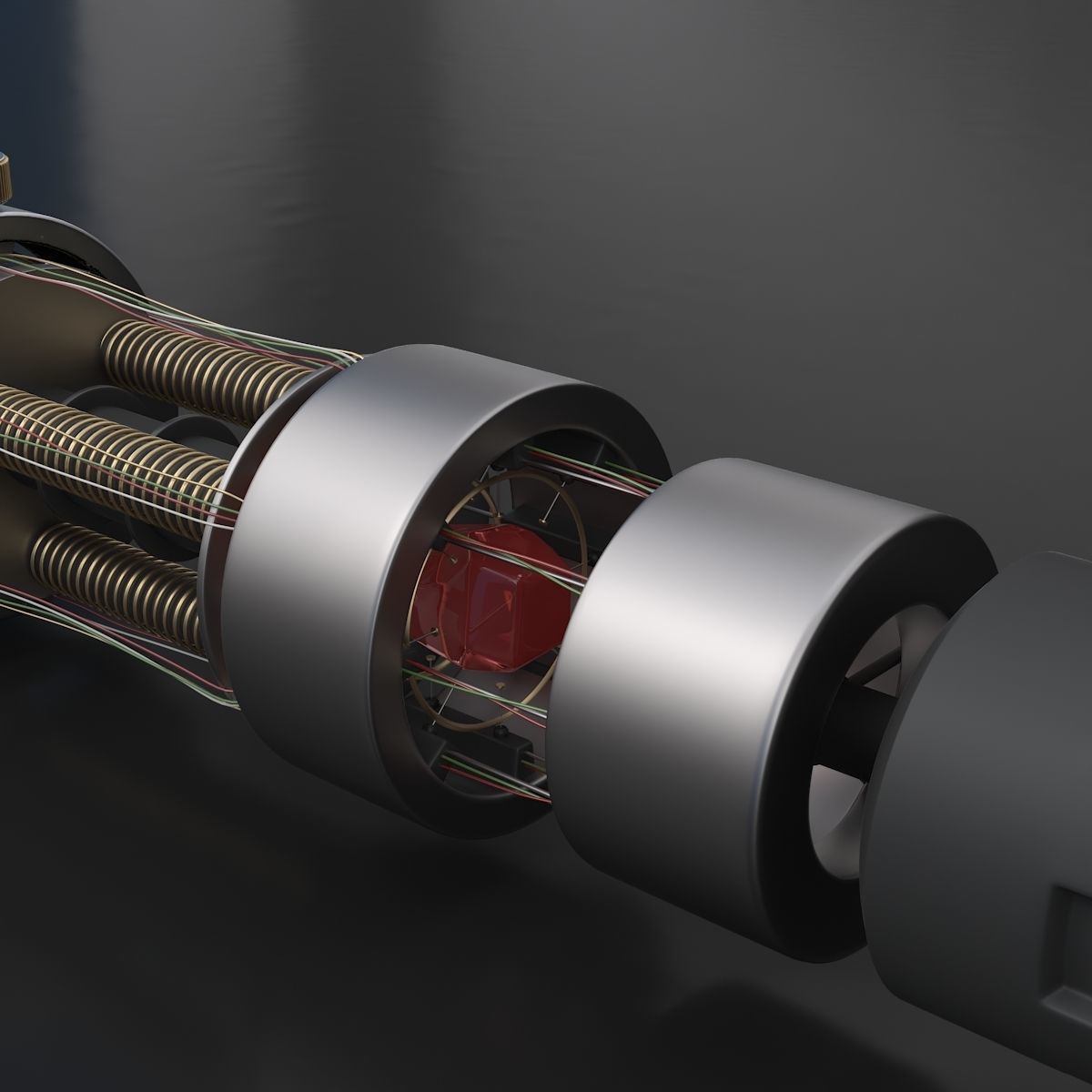 Darth Revan Lightsaber Red 3D model_10