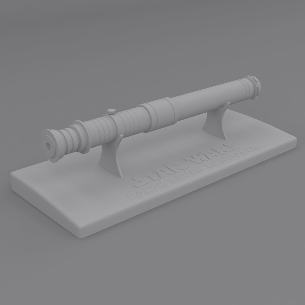 Darth Revan Lightsaber Red 3D model_15