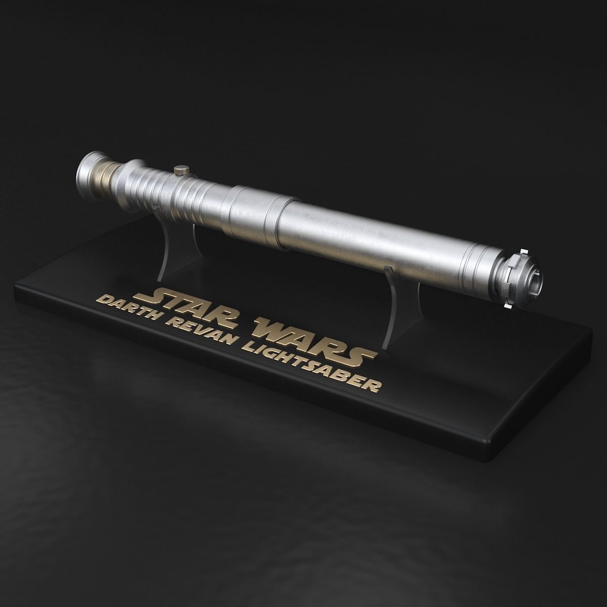 Darth Revan Lightsaber Red 3D model_2