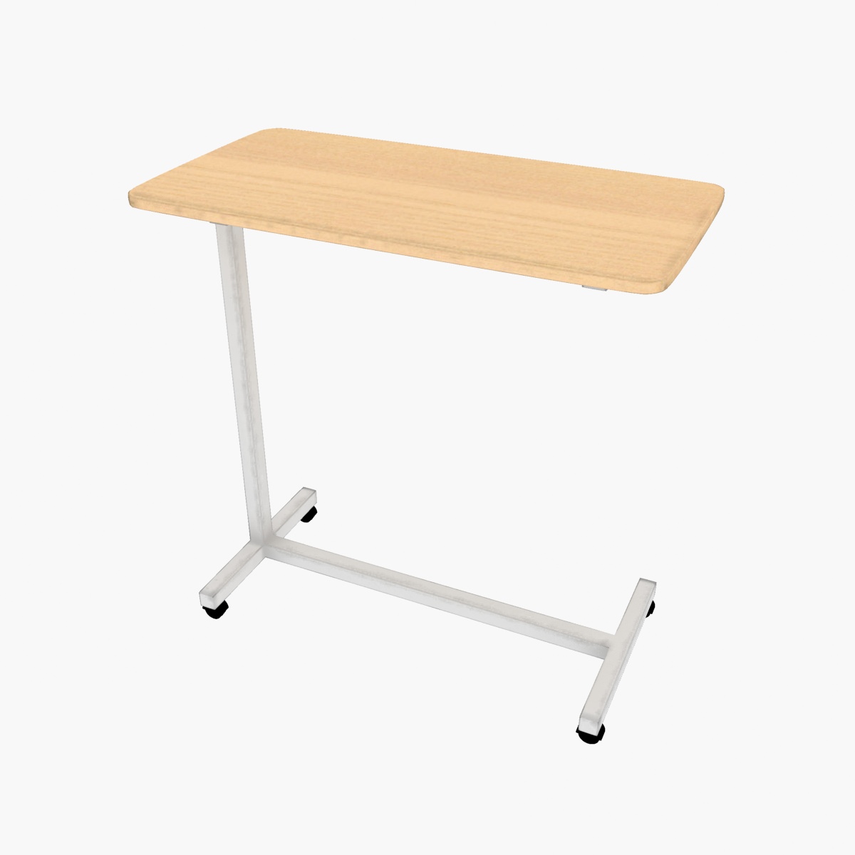 Hospital Table Low-poly 3D model_1