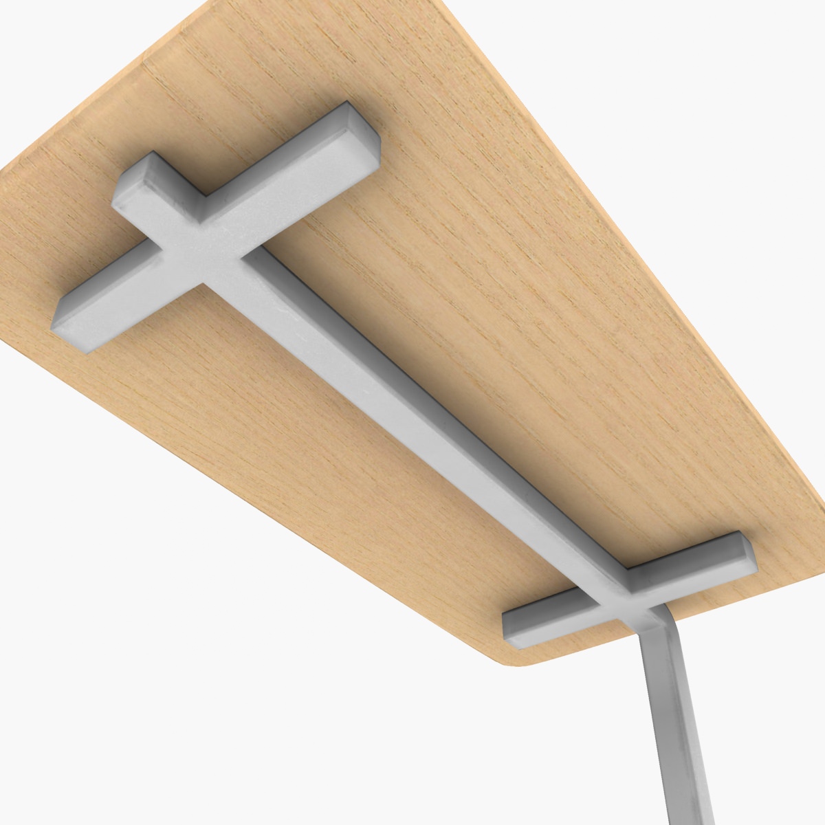 Hospital Table Low-poly 3D model_7