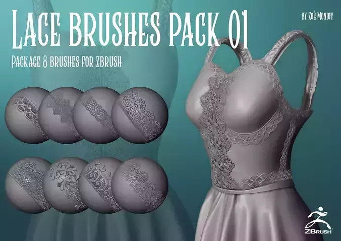 Lace Brush Pack 01
