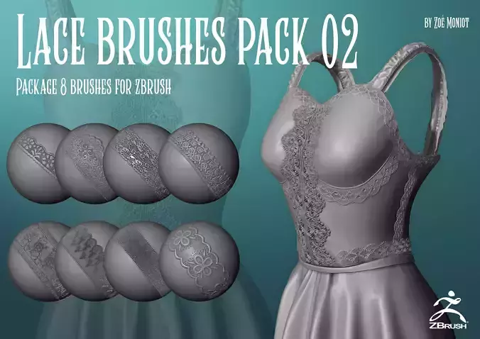 Lace Brush Pack 02