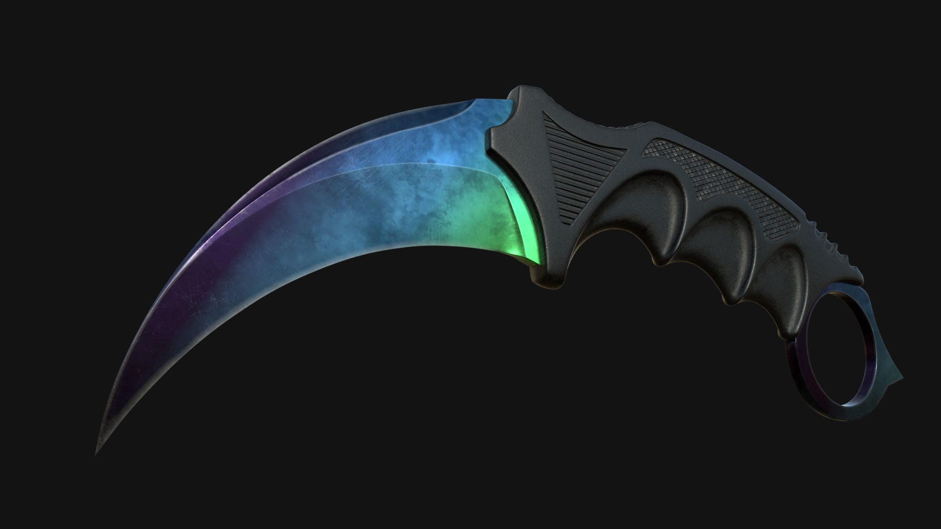 Karambit Knifes Set 3D model_7