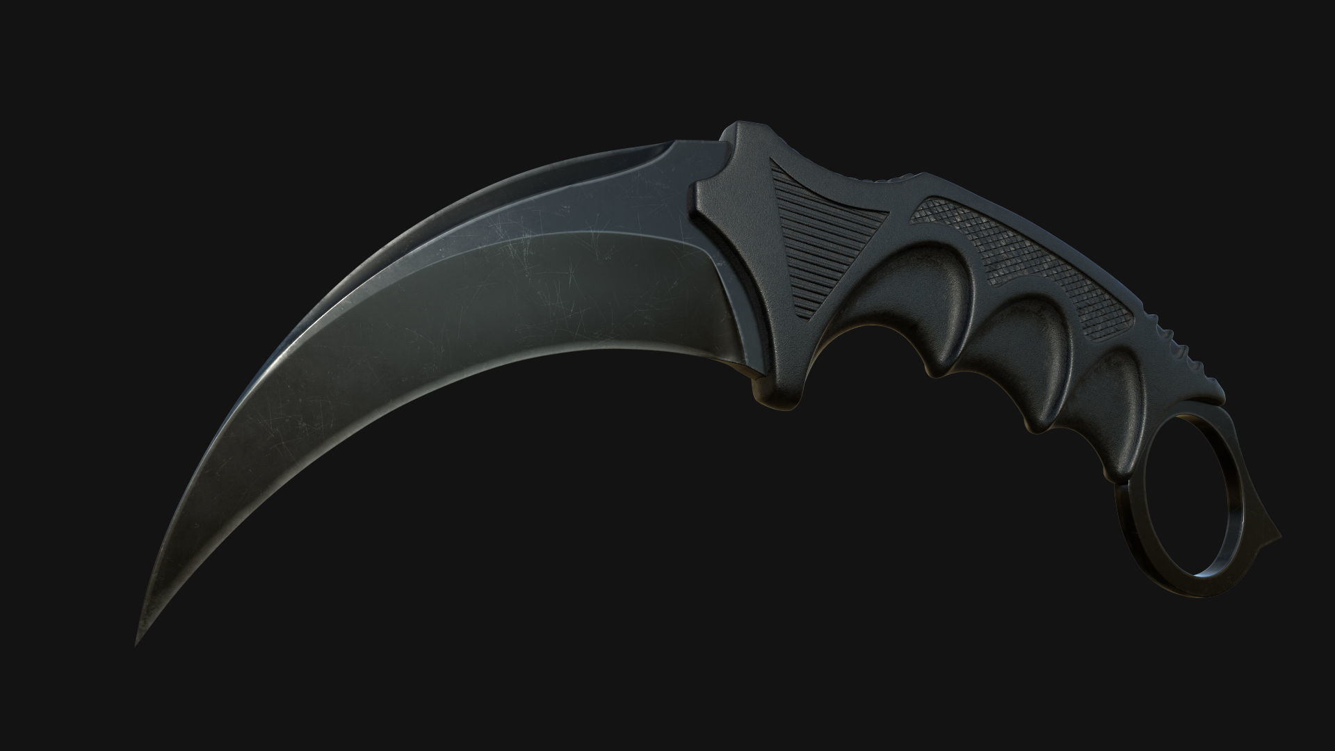 Karambit Knifes Set 3D model_3