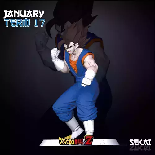 Vegito Sculpture Sekai 3D Models Ready for 3D printing