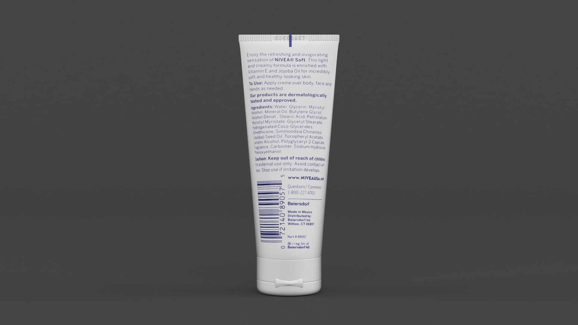 Nivea Collection bottle of body lotion 3D model_8
