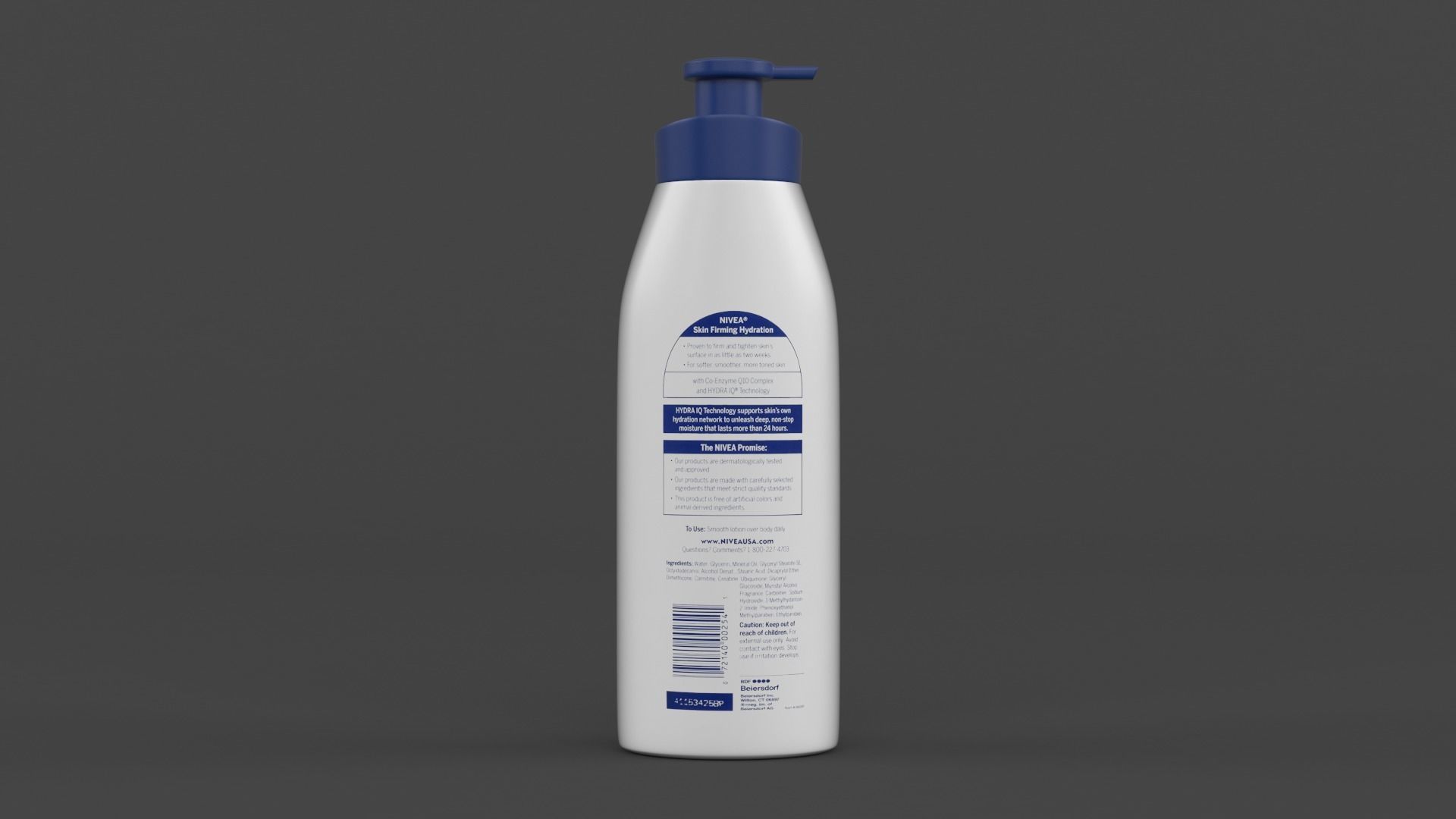 Nivea Collection bottle of body lotion 3D model_2