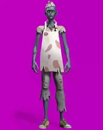 stylized zombie william