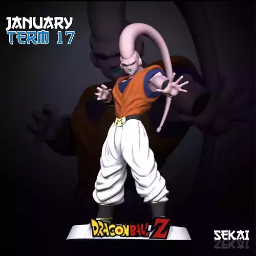 Super Boo Gohan Sculpture Sekai 3D Models Ready for 3D printing 3D print model