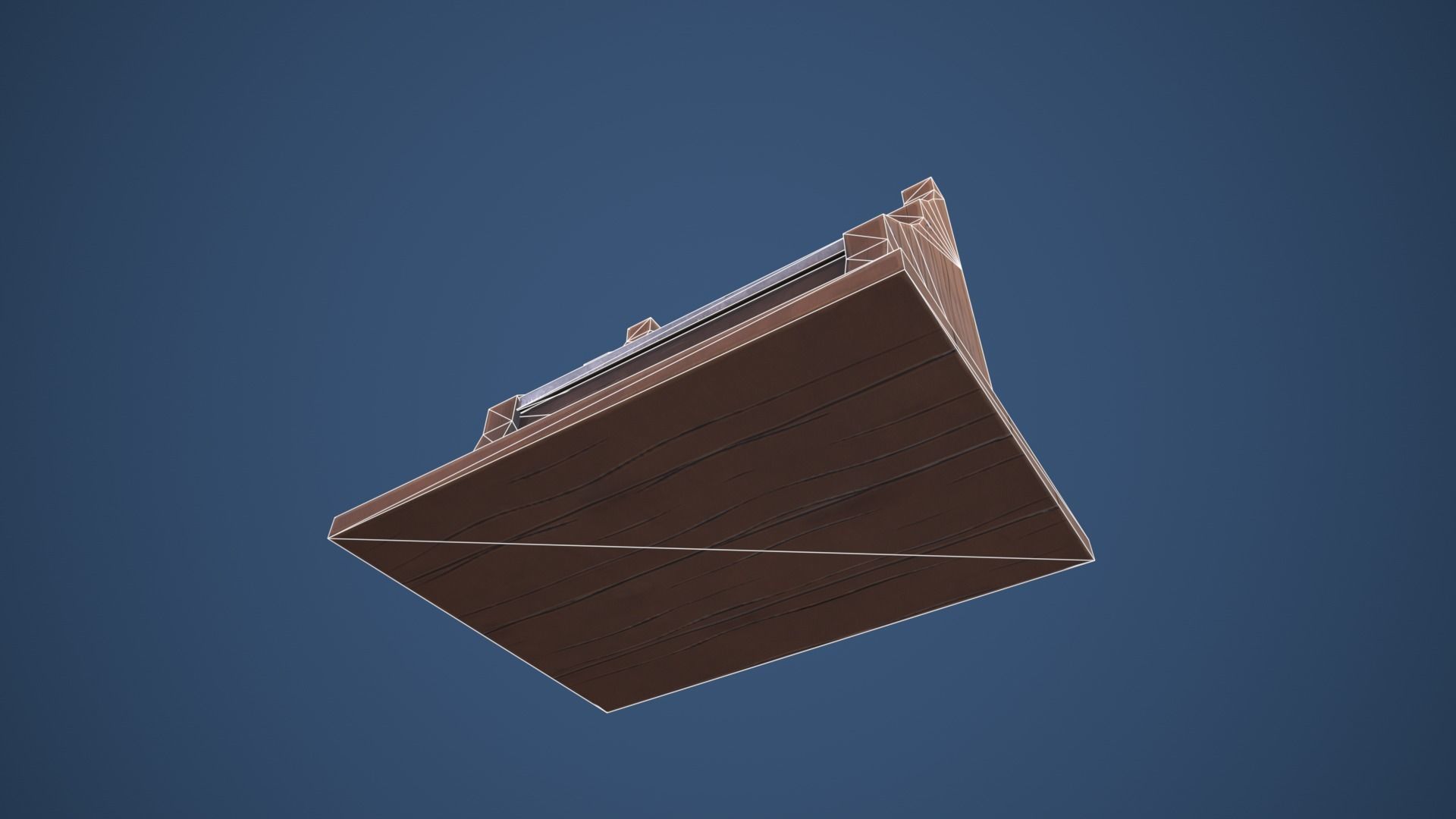 Stylized Alchemy Shelf Low-poly 3D model_9