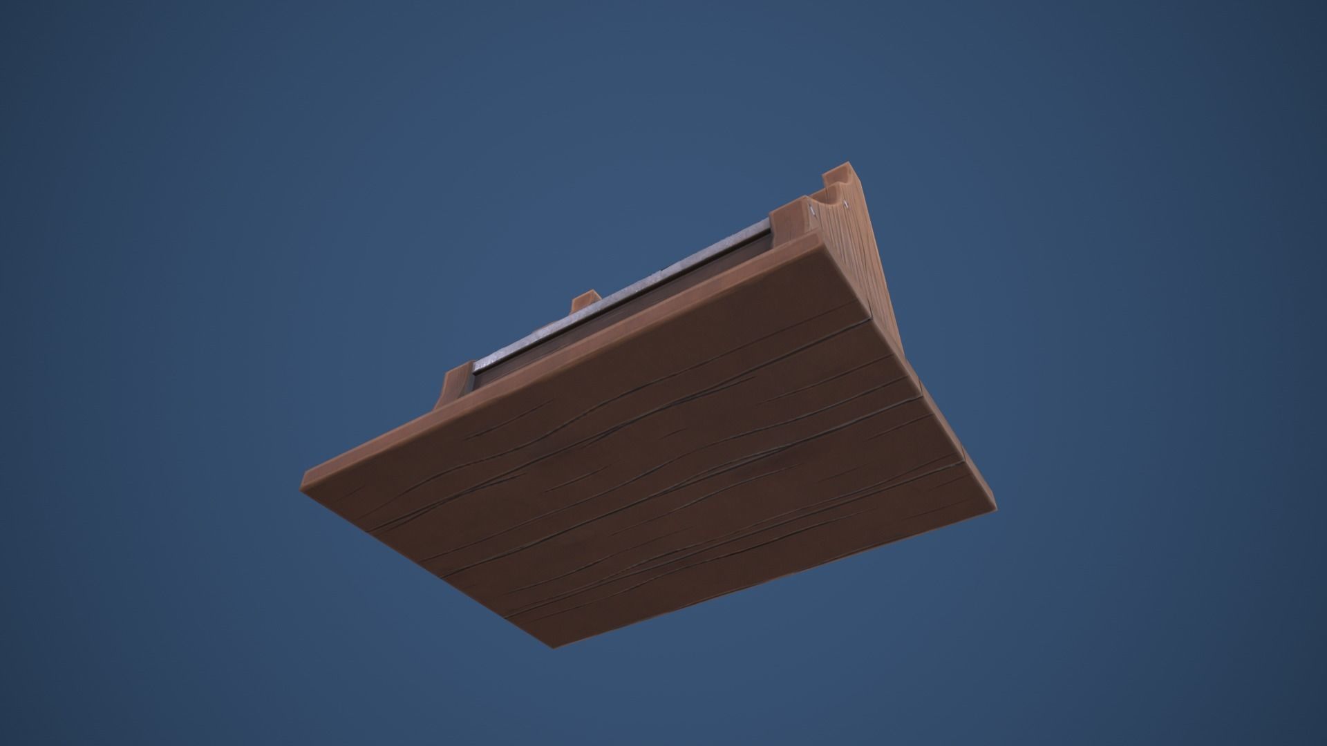 Stylized Alchemy Shelf Low-poly 3D model_8