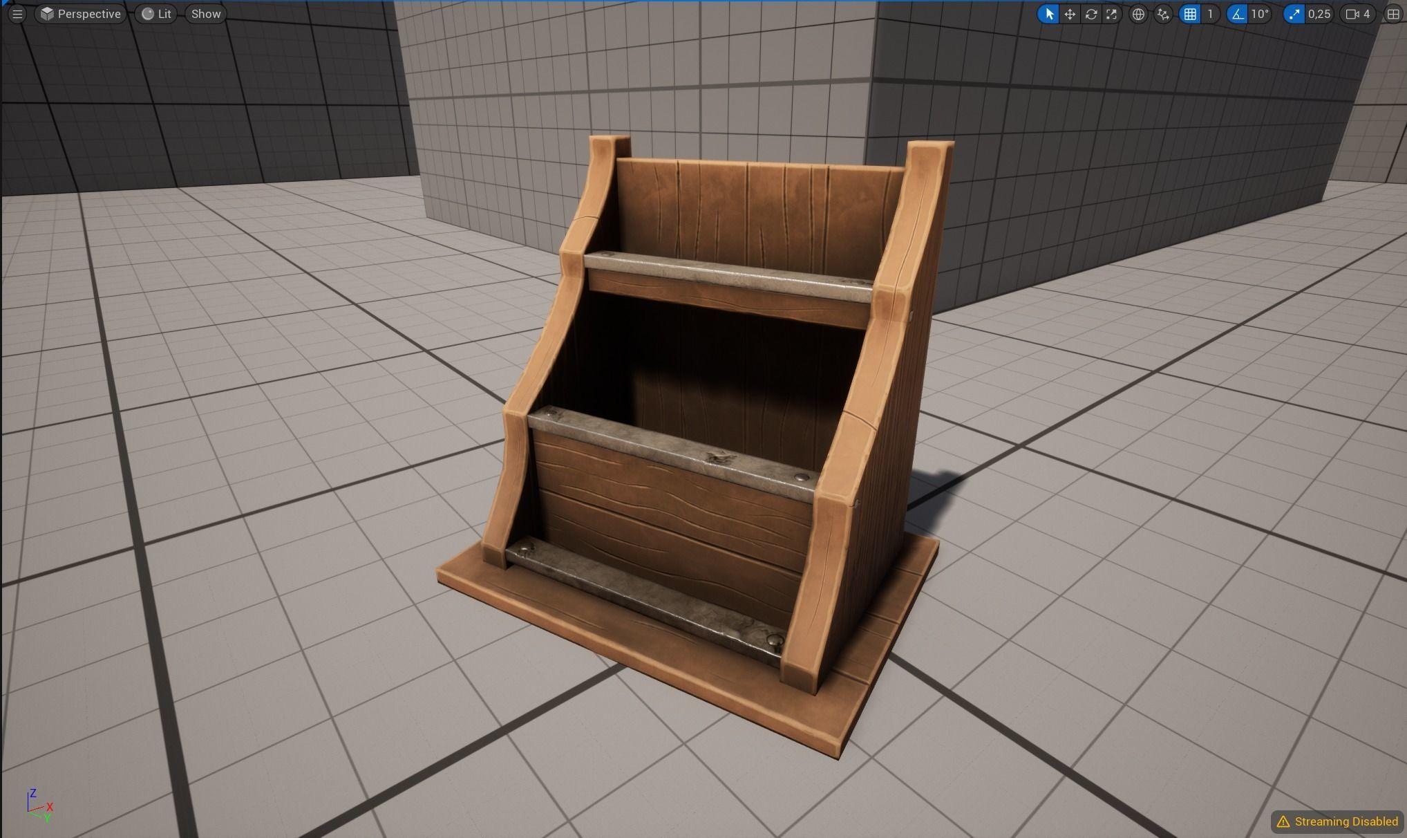 Stylized Alchemy Shelf Low-poly 3D model_12