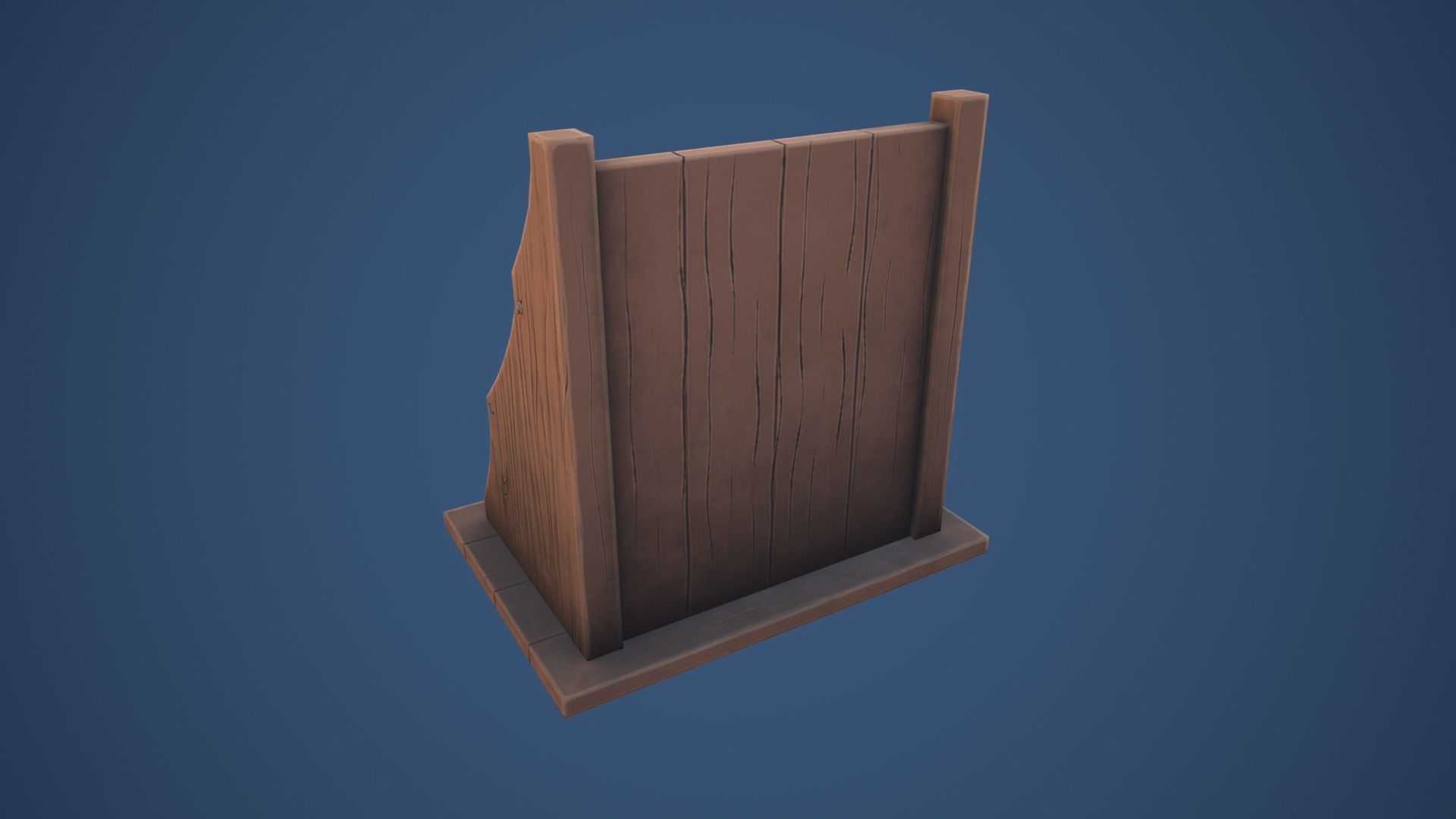 Stylized Alchemy Shelf Low-poly 3D model_4
