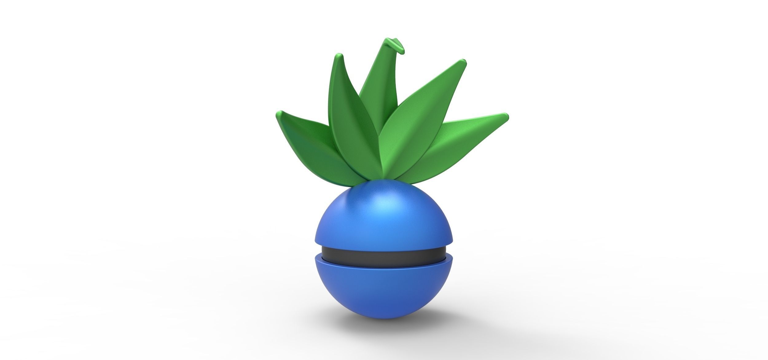 Oddish orb 3D print model_7