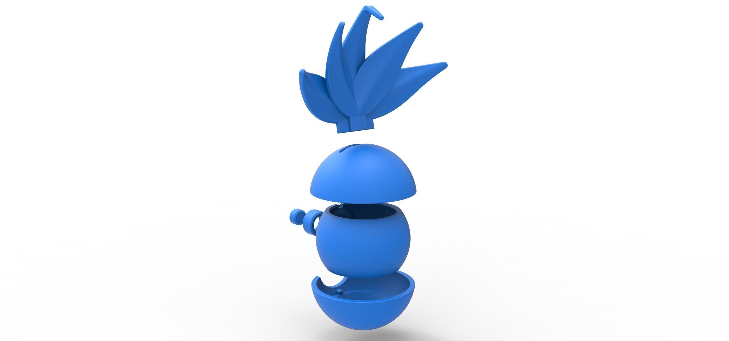 Oddish orb 3D print model_22