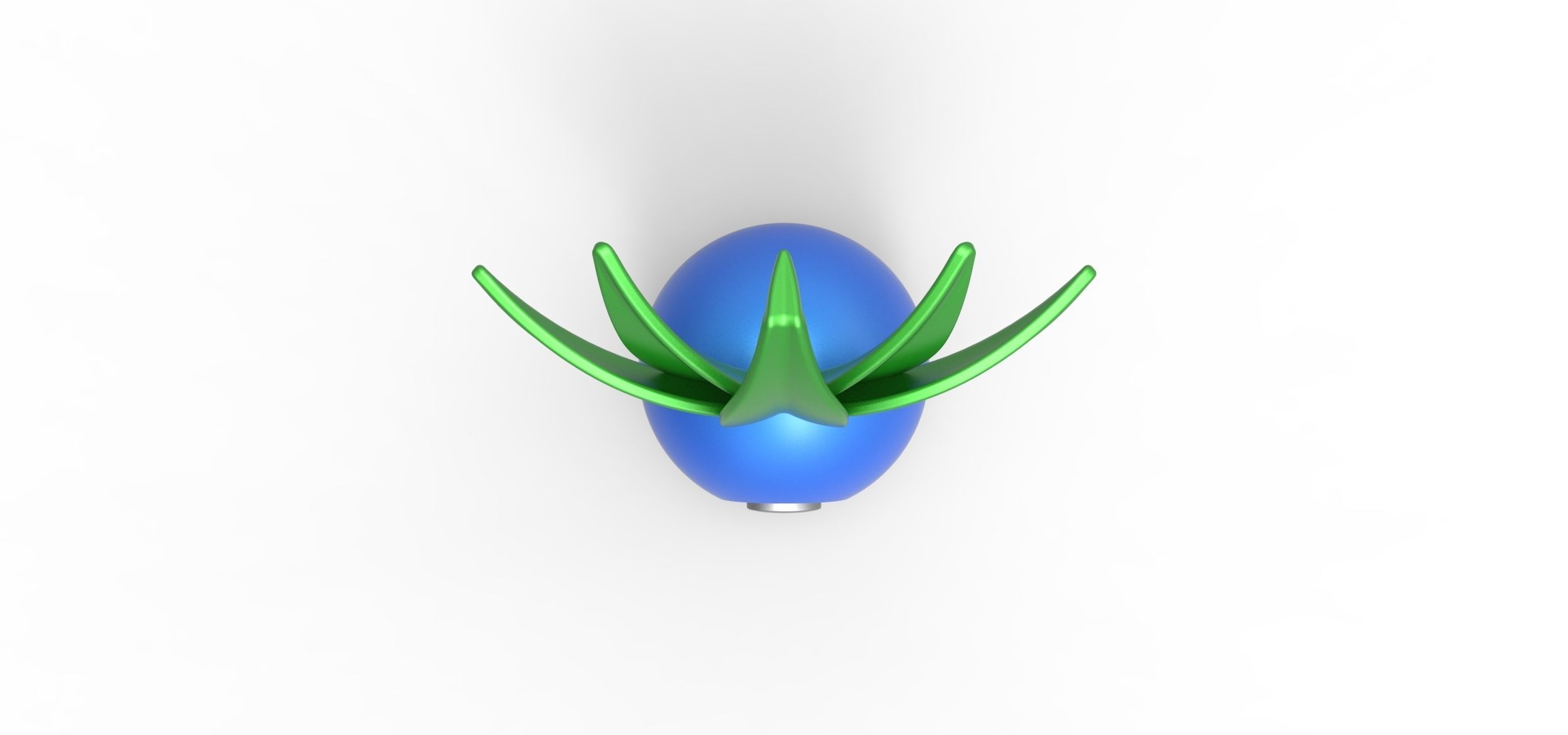 Oddish orb 3D print model_4