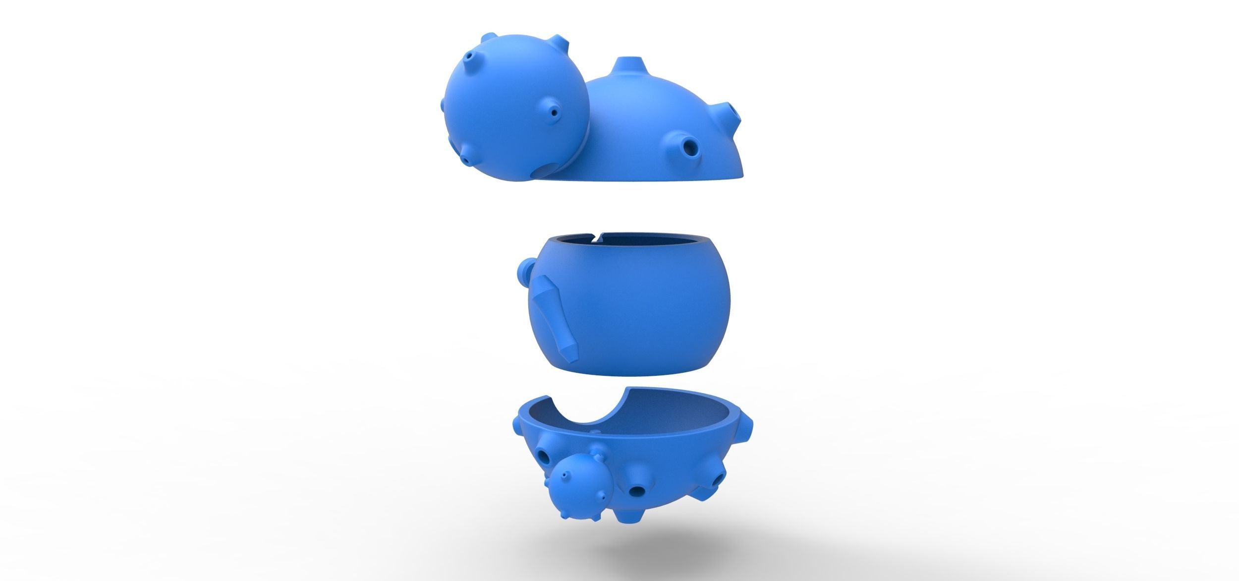 Weezing orb 3D print model_24