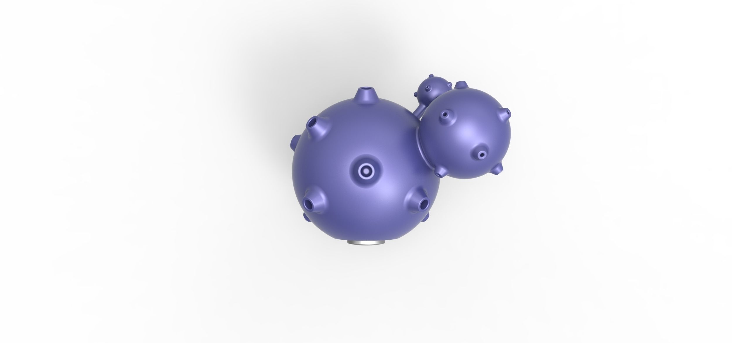 Weezing orb 3D print model_4
