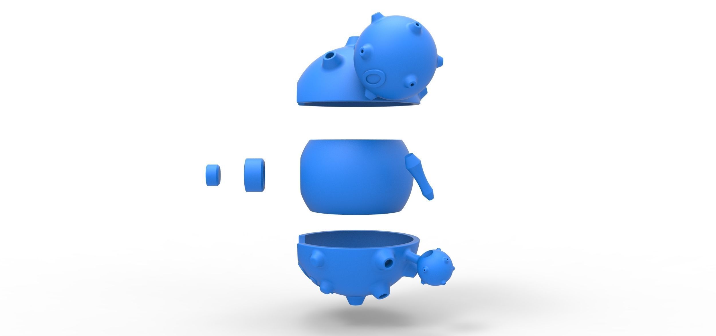 Weezing orb 3D print model_23