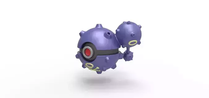 Weezing orb 3D print model