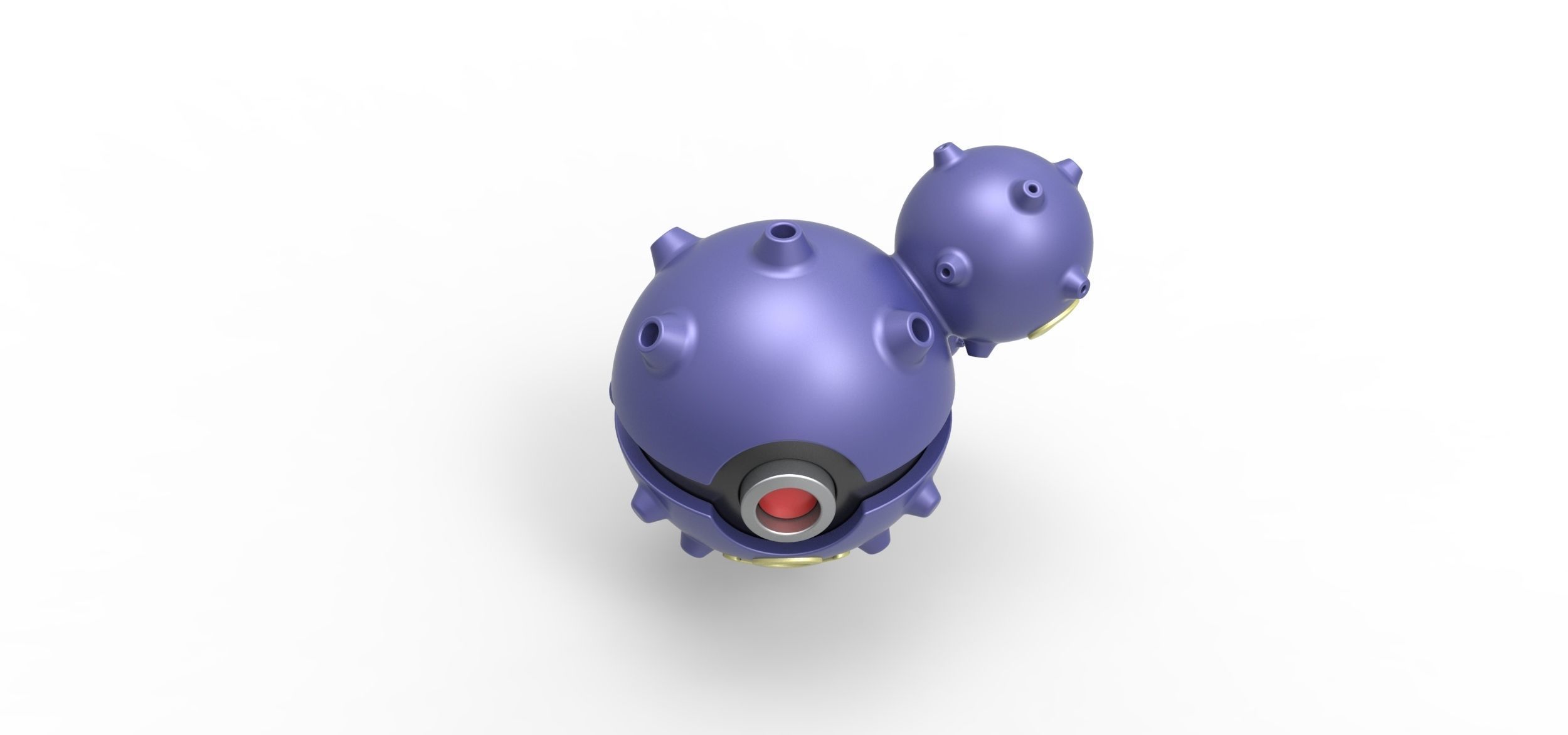 Weezing orb 3D print model_3