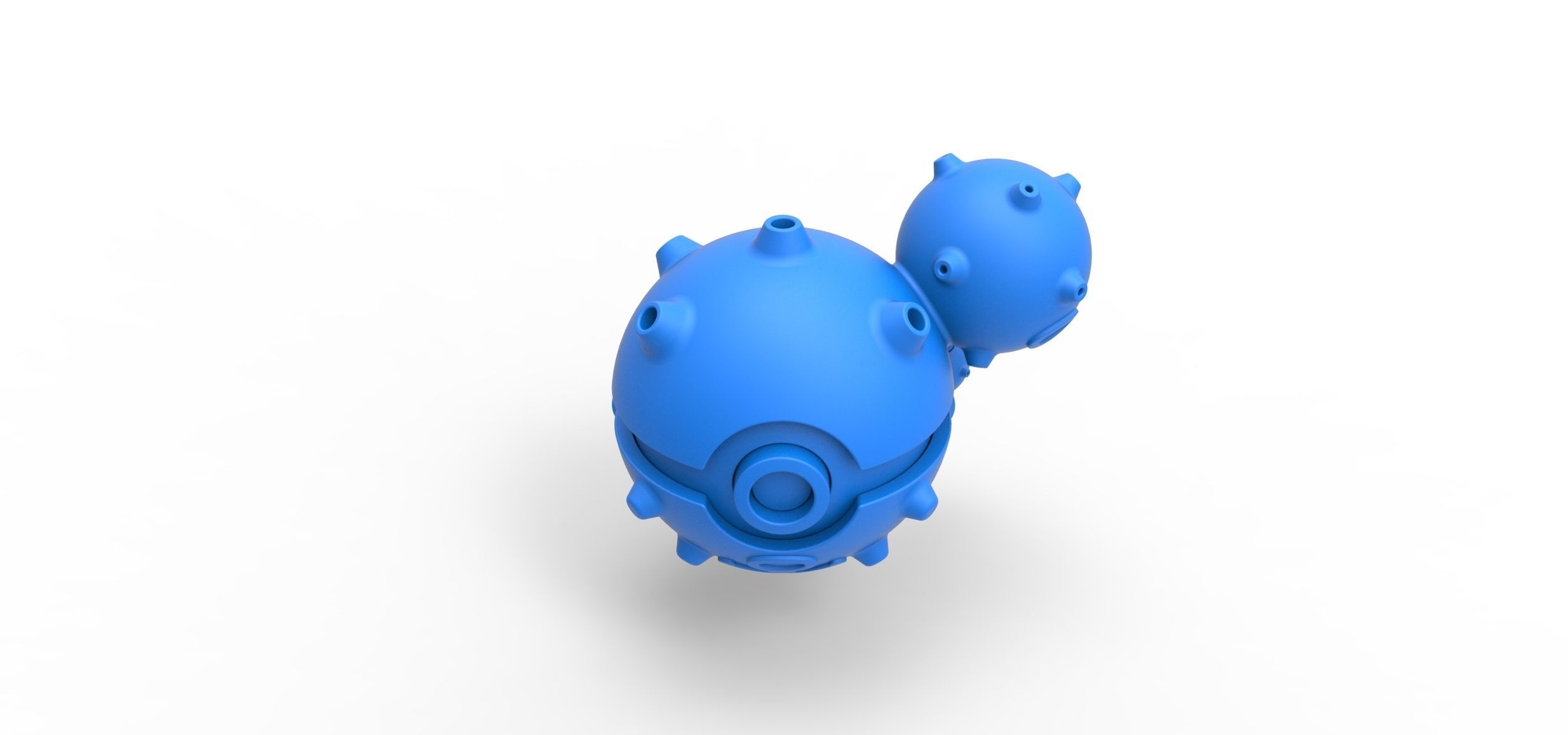 Weezing orb 3D print model_14