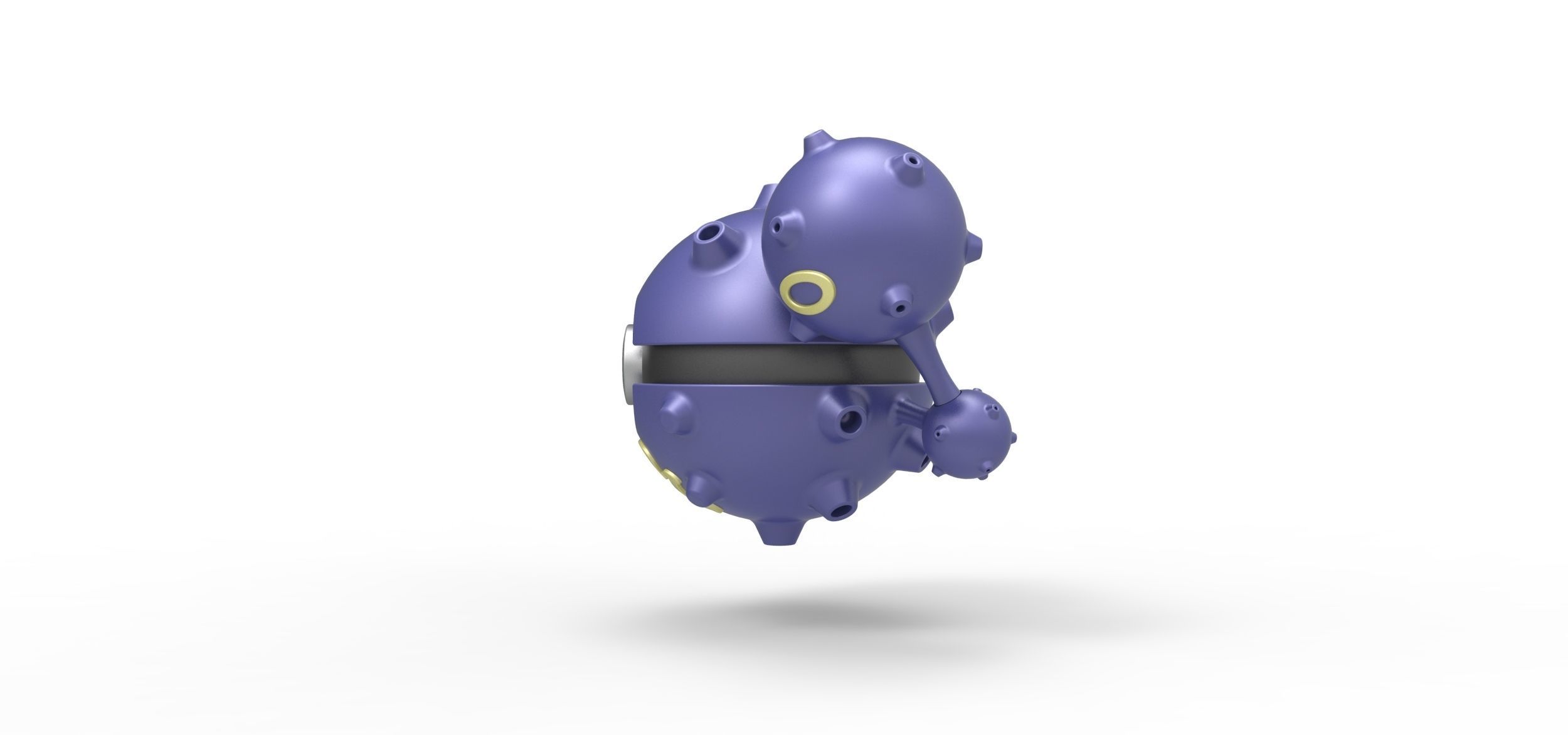 Weezing orb 3D print model_6