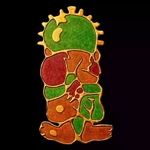 Handala Low-poly 3D model