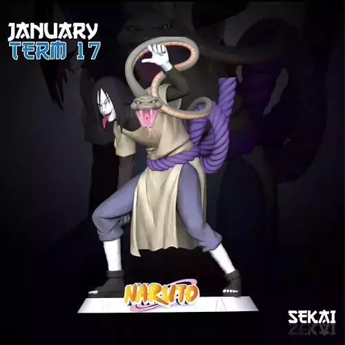 Orochimaru Sculpture - Sekai 3D Models Ready for 3D printing