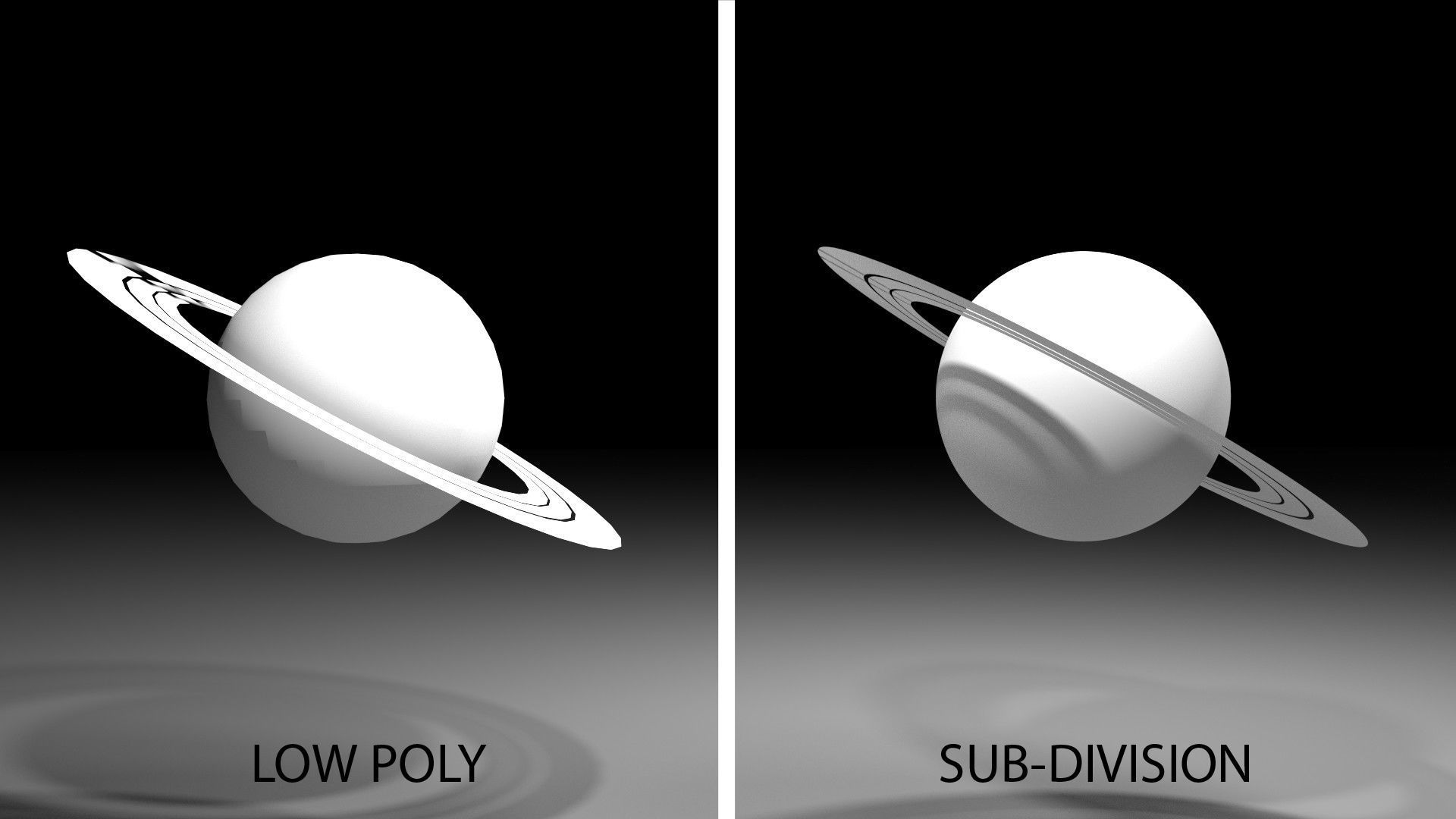 Planet - Saturn 3D model_4