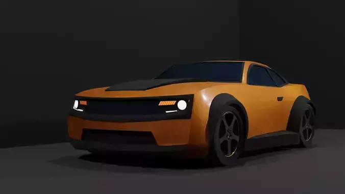 Camaro Lowpoly for cyclers or eevee