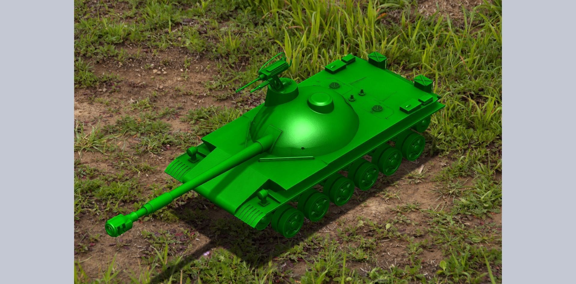 Paladin Tank 3D print model_1