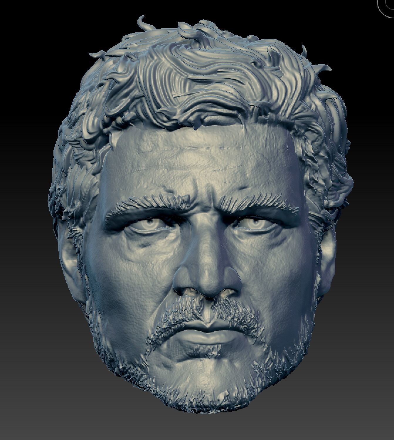 The Last of Us Joel Pedro Pascal 3D print model_1