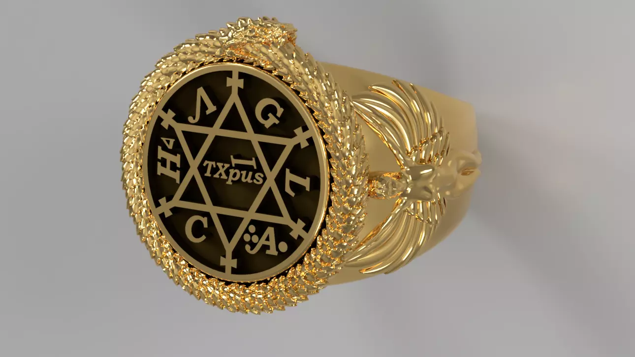 solomon ring 3D print model
