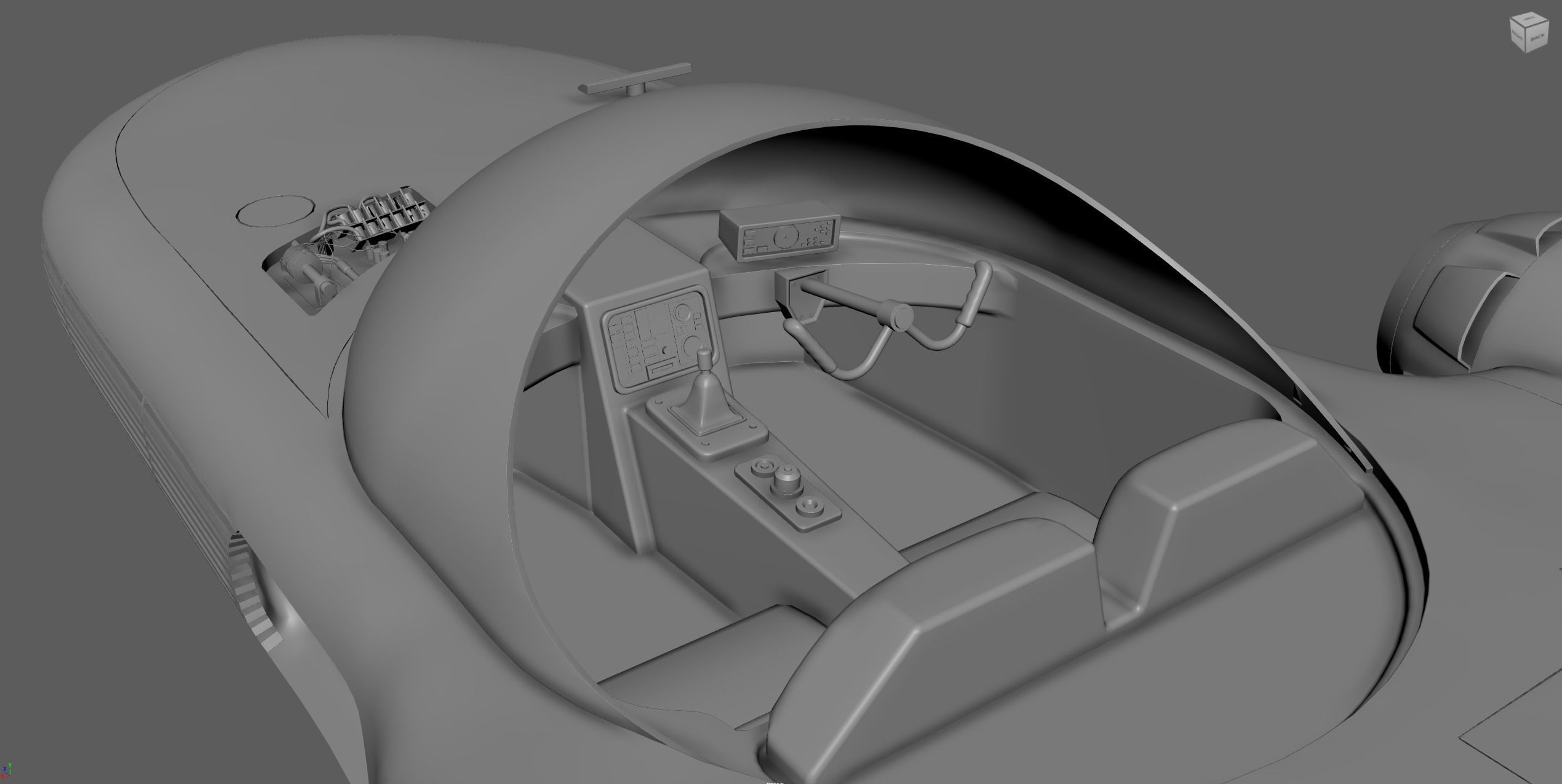 Landspeeder 3D model_22