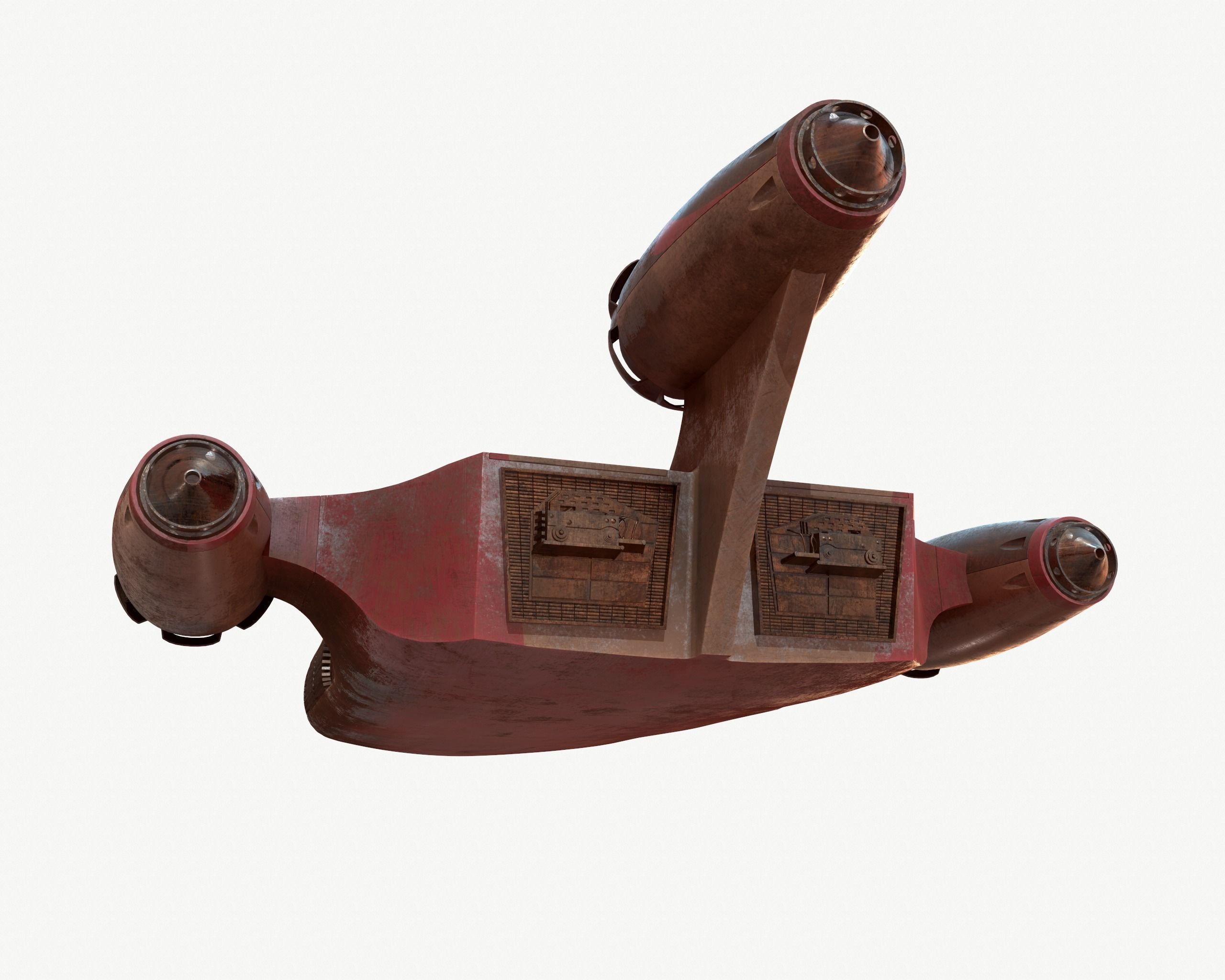 Landspeeder 3D model_8