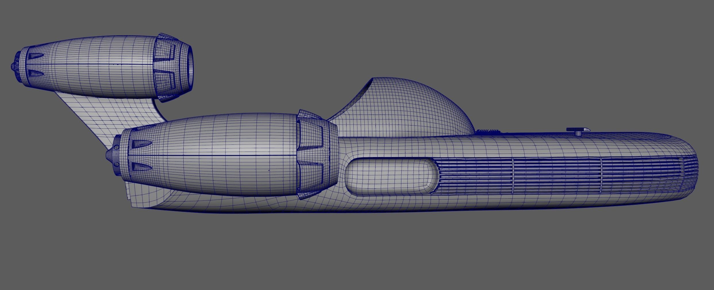Landspeeder 3D model_15