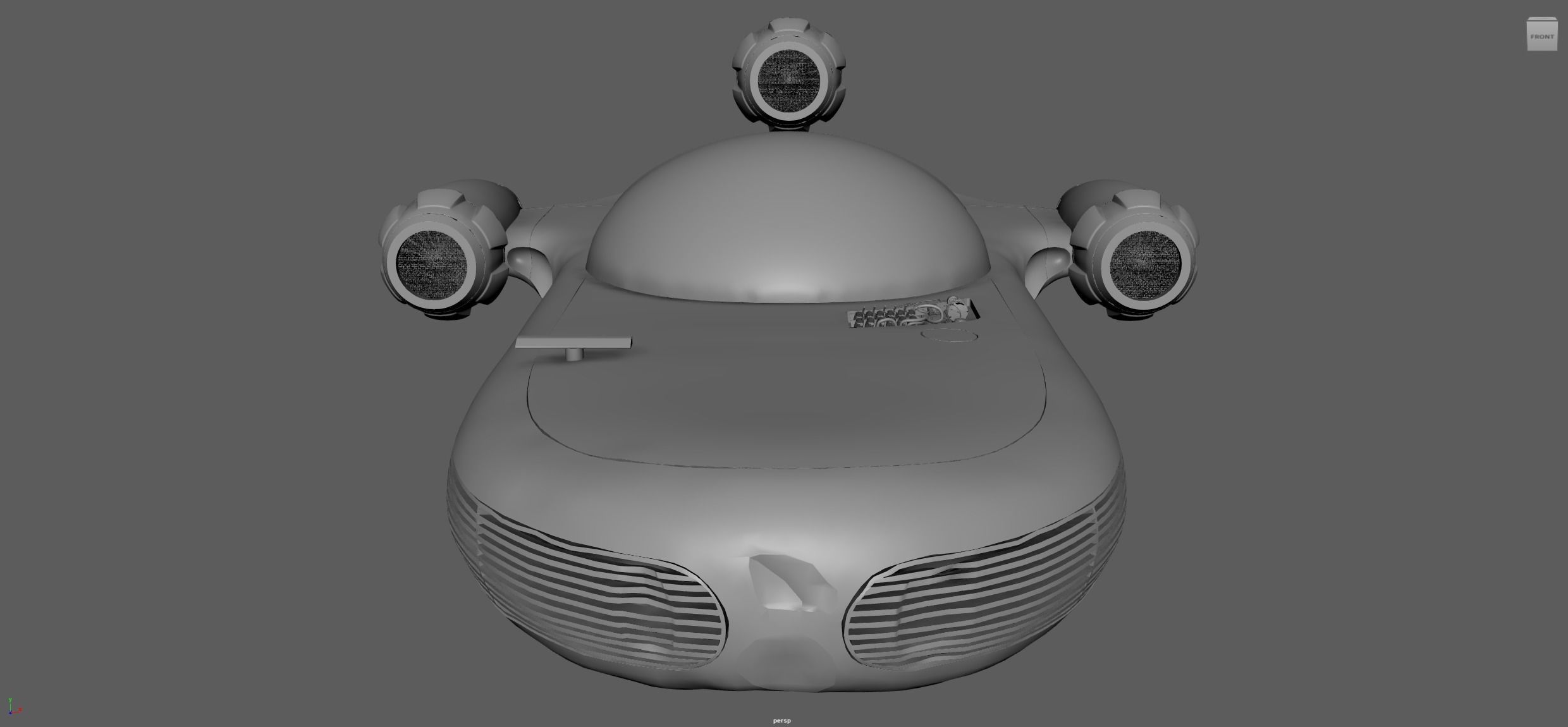 Landspeeder 3D model_16
