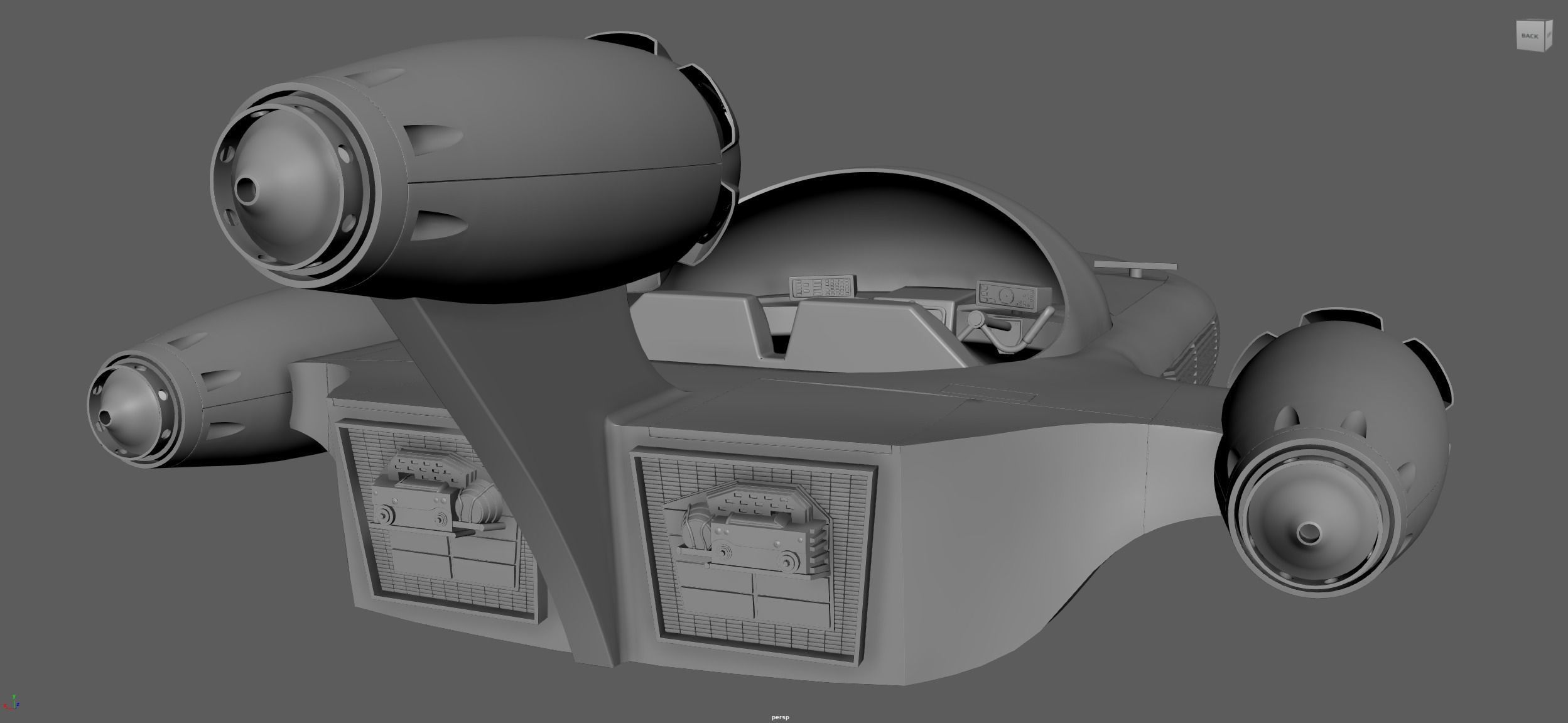 Landspeeder 3D model_20