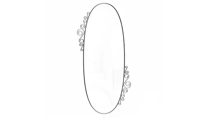 Ikea Ekne Oval Wall Mirror
