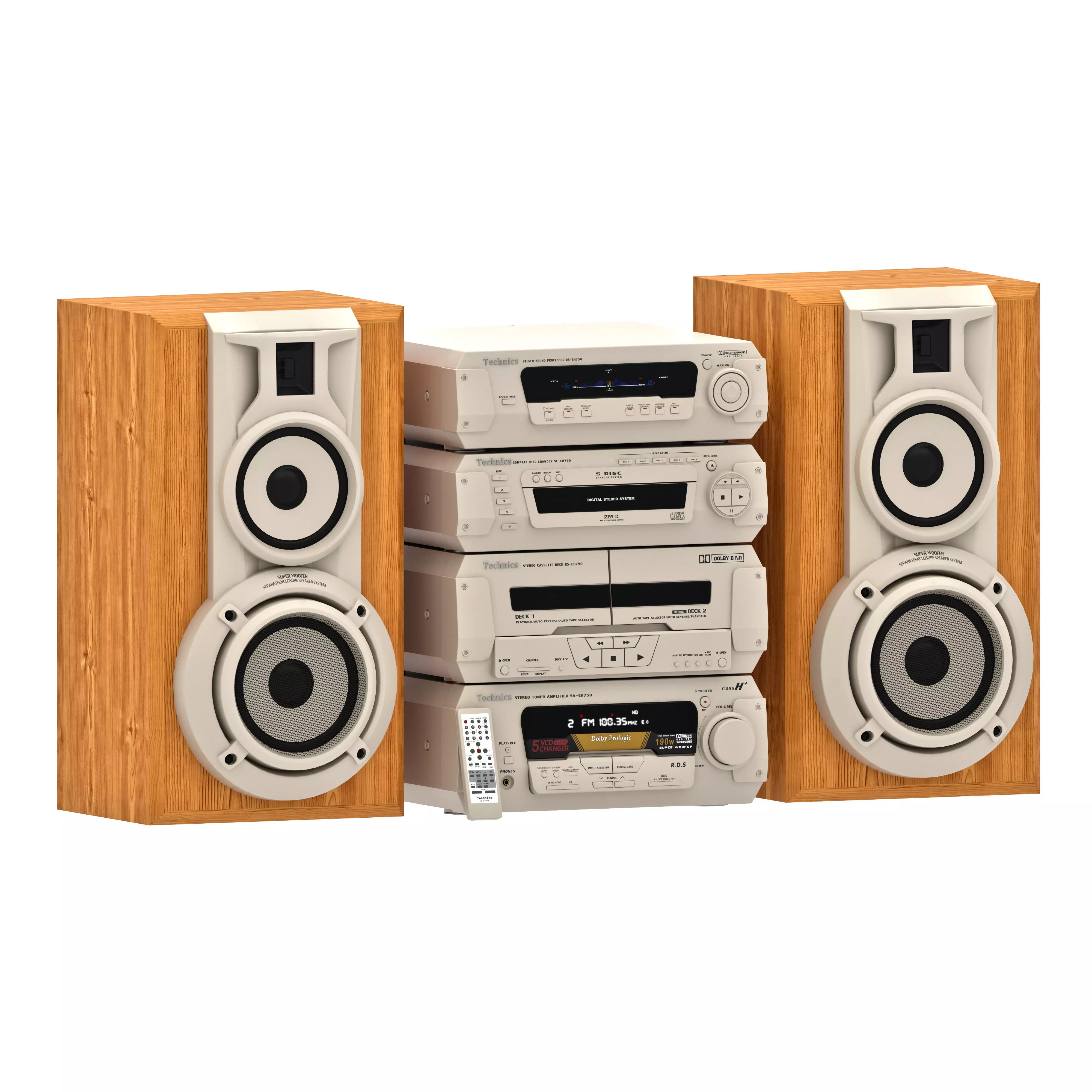 Technics EH750 3D model_0