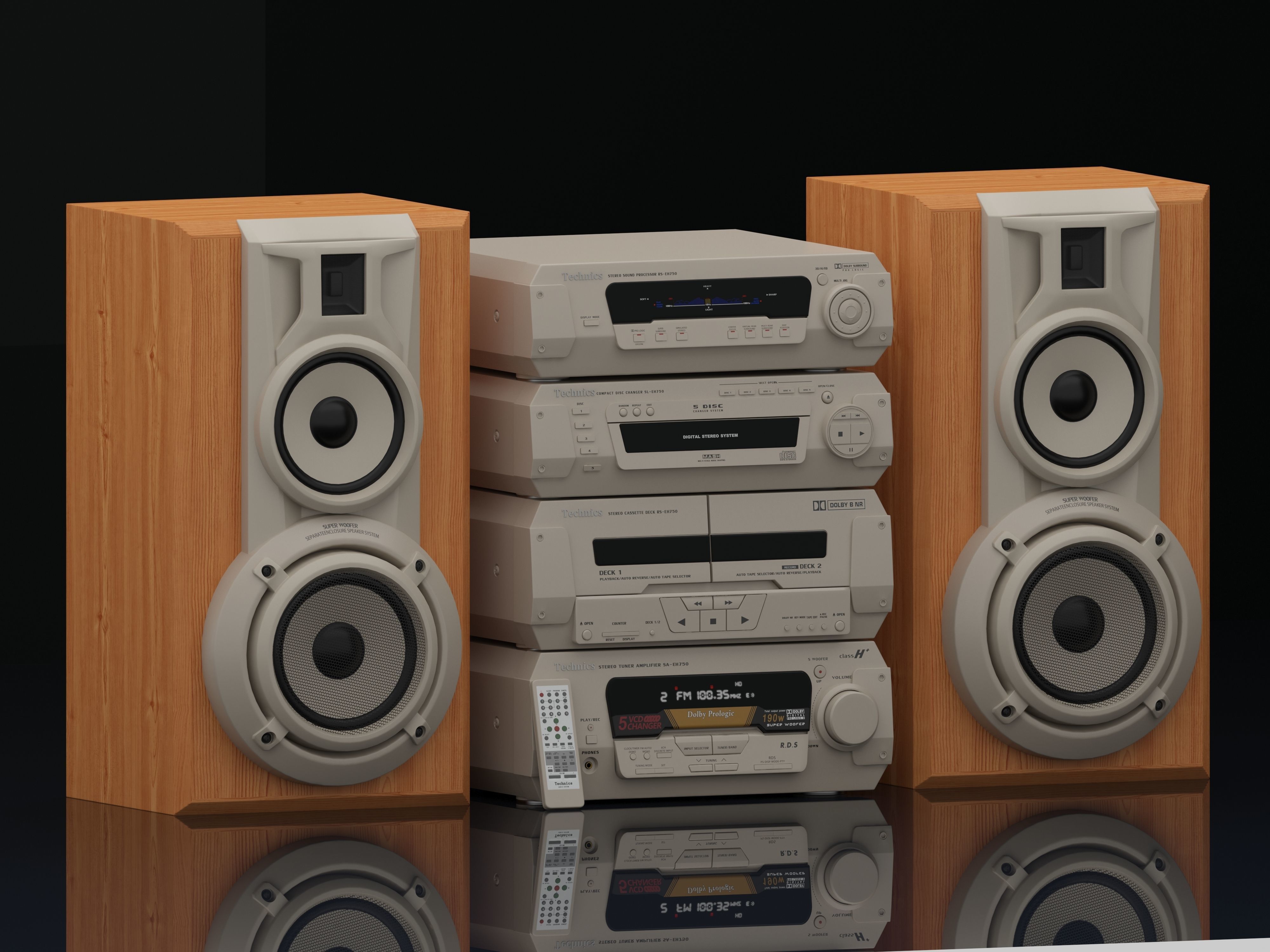 Technics EH750 3D model_3