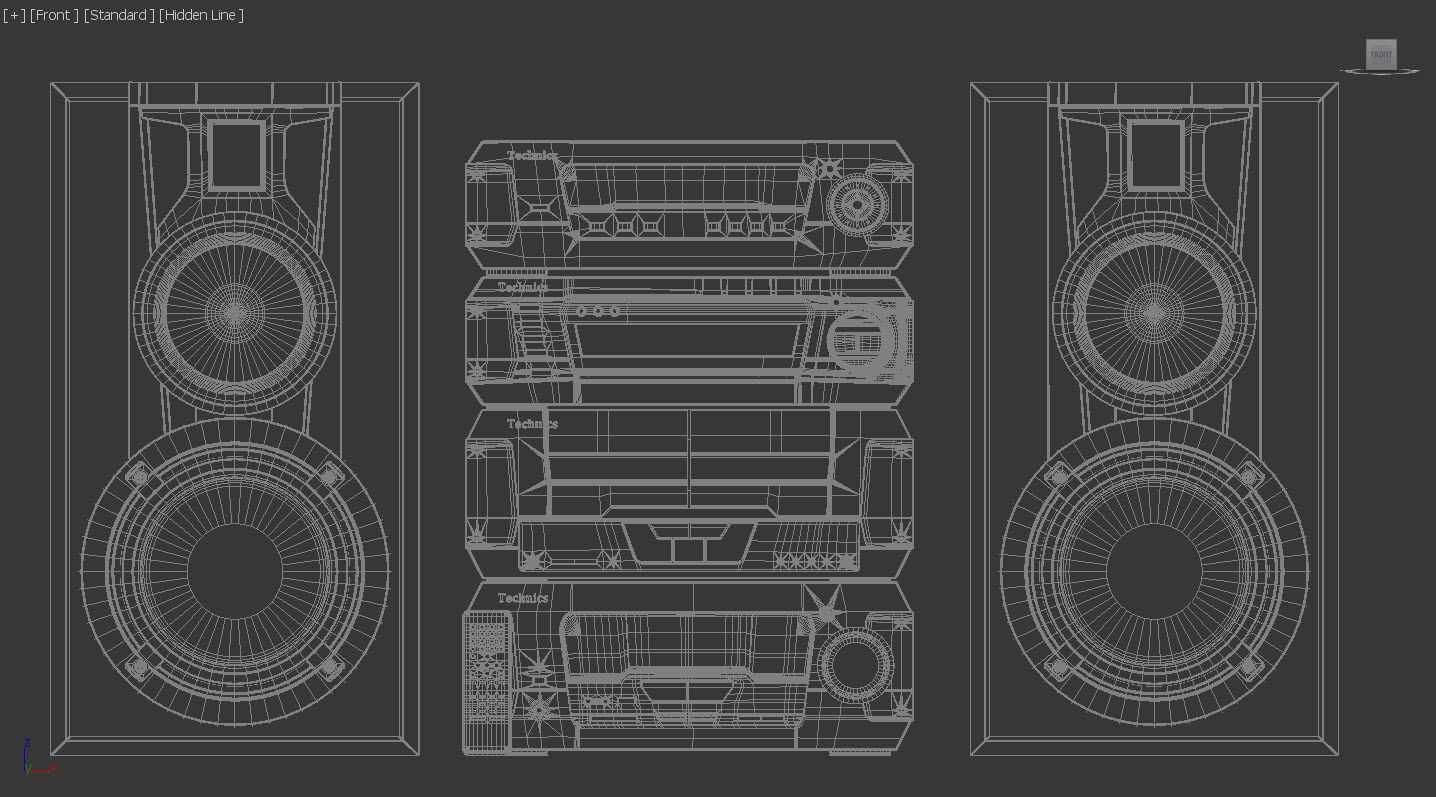 Technics EH750 3D model_8