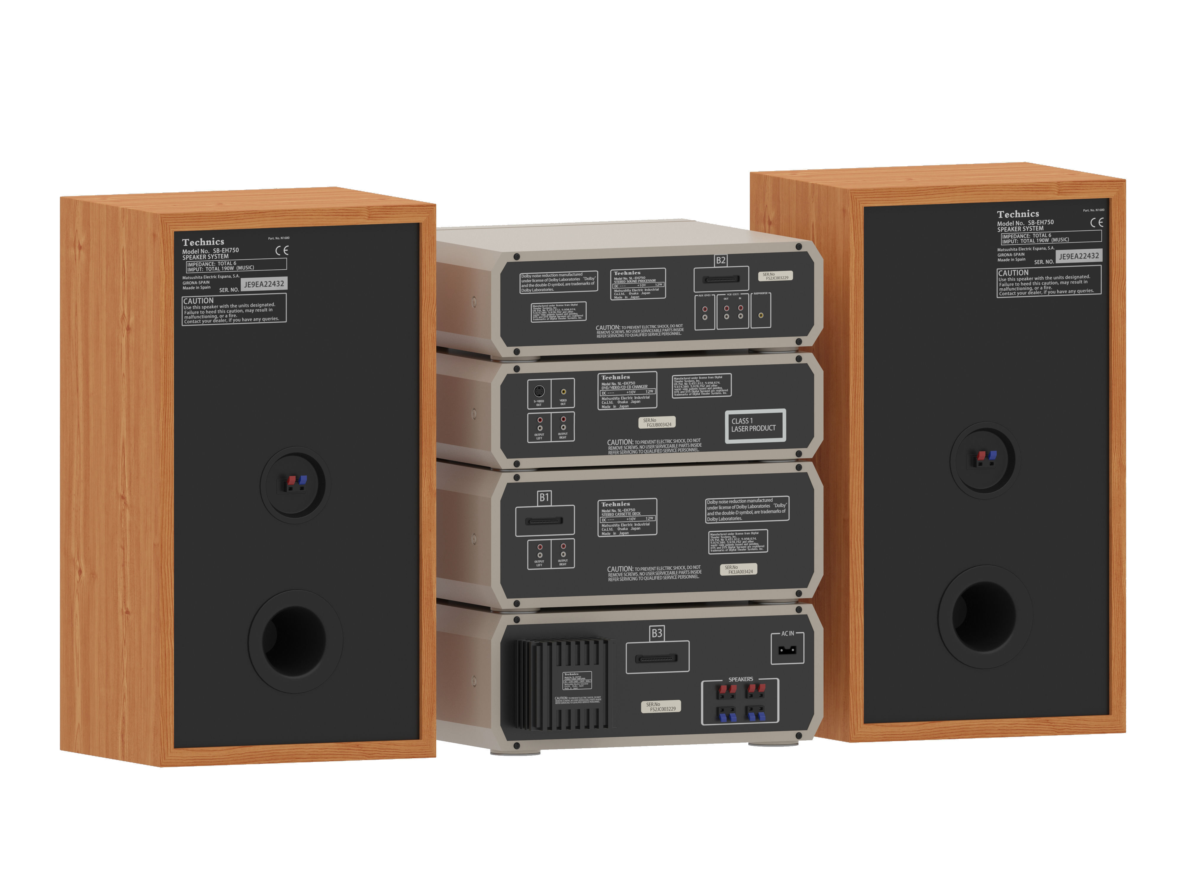 Technics EH750 3D model_4