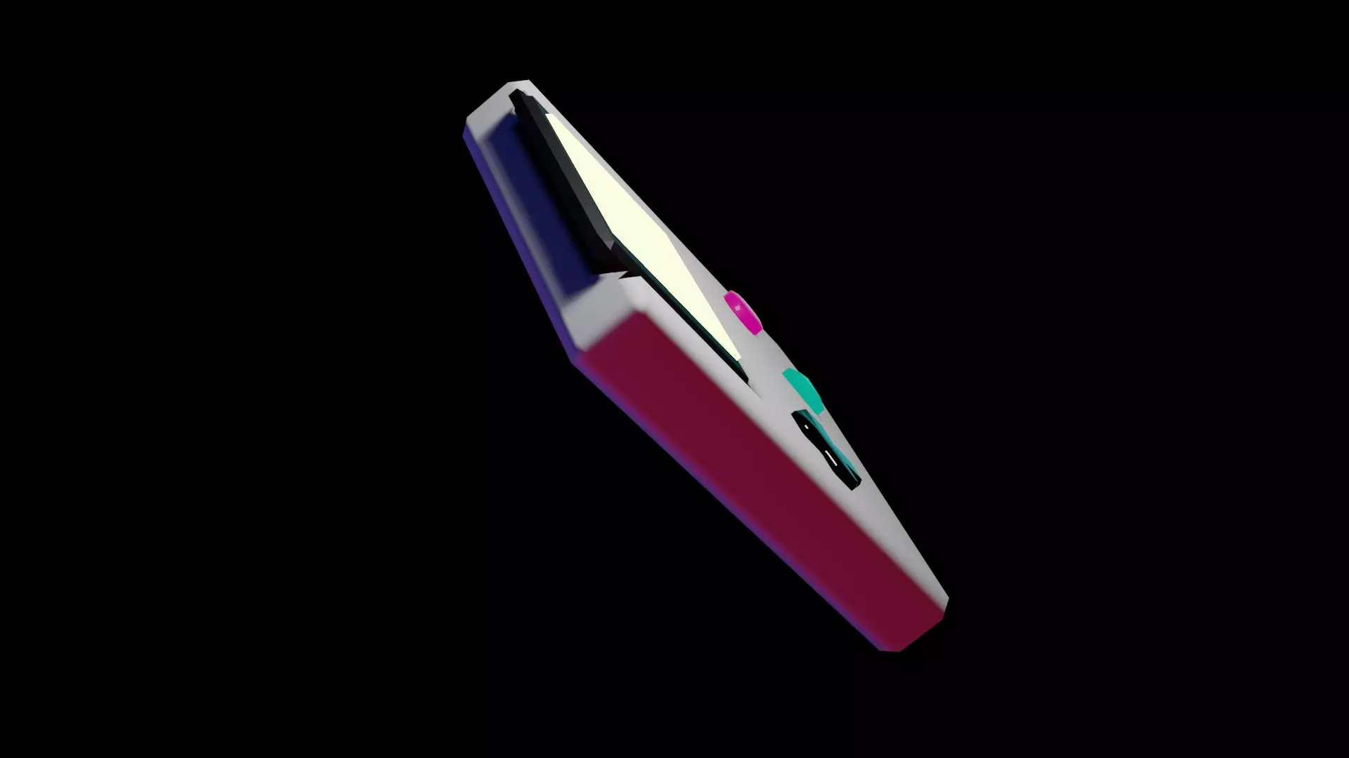 Handheld Gamekid V1 Low-poly 3D model