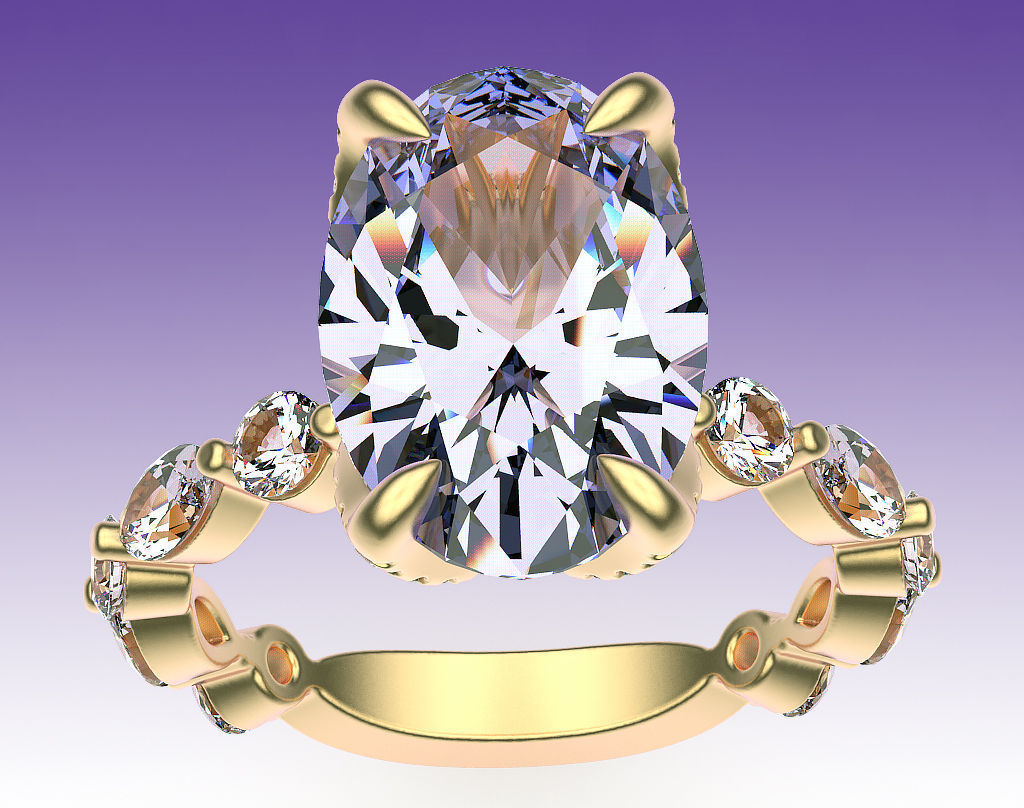 Ring Engagement Tulip 3D print model_1