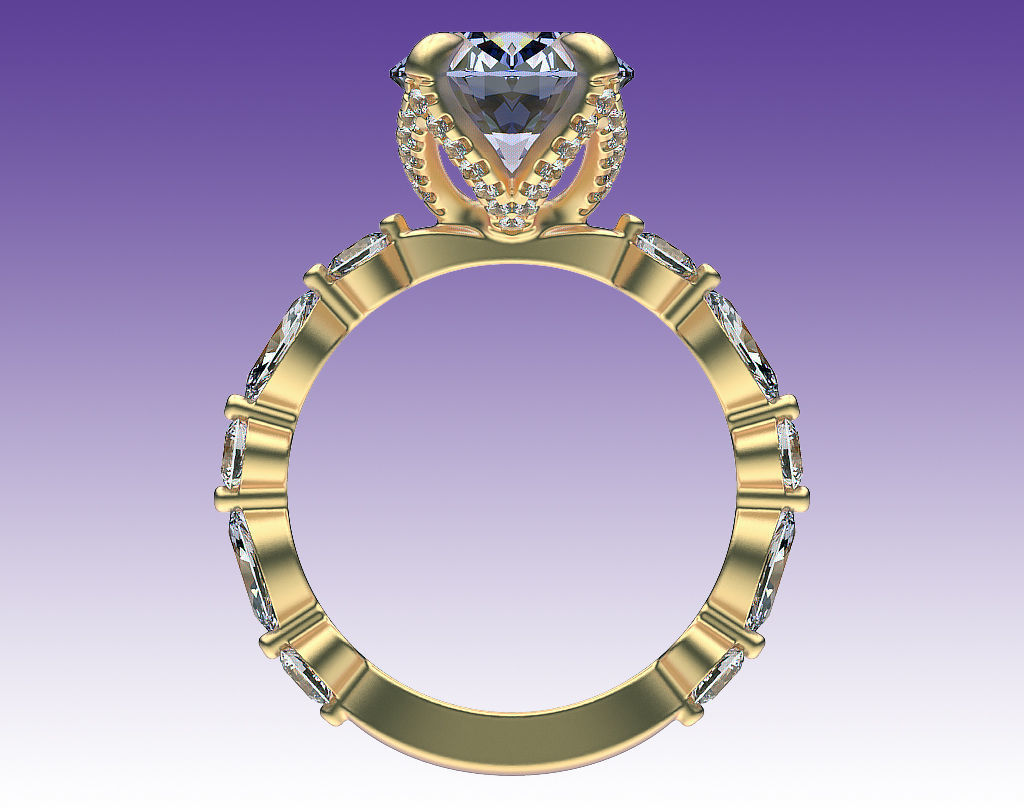 Ring Engagement Tulip 3D print model_6