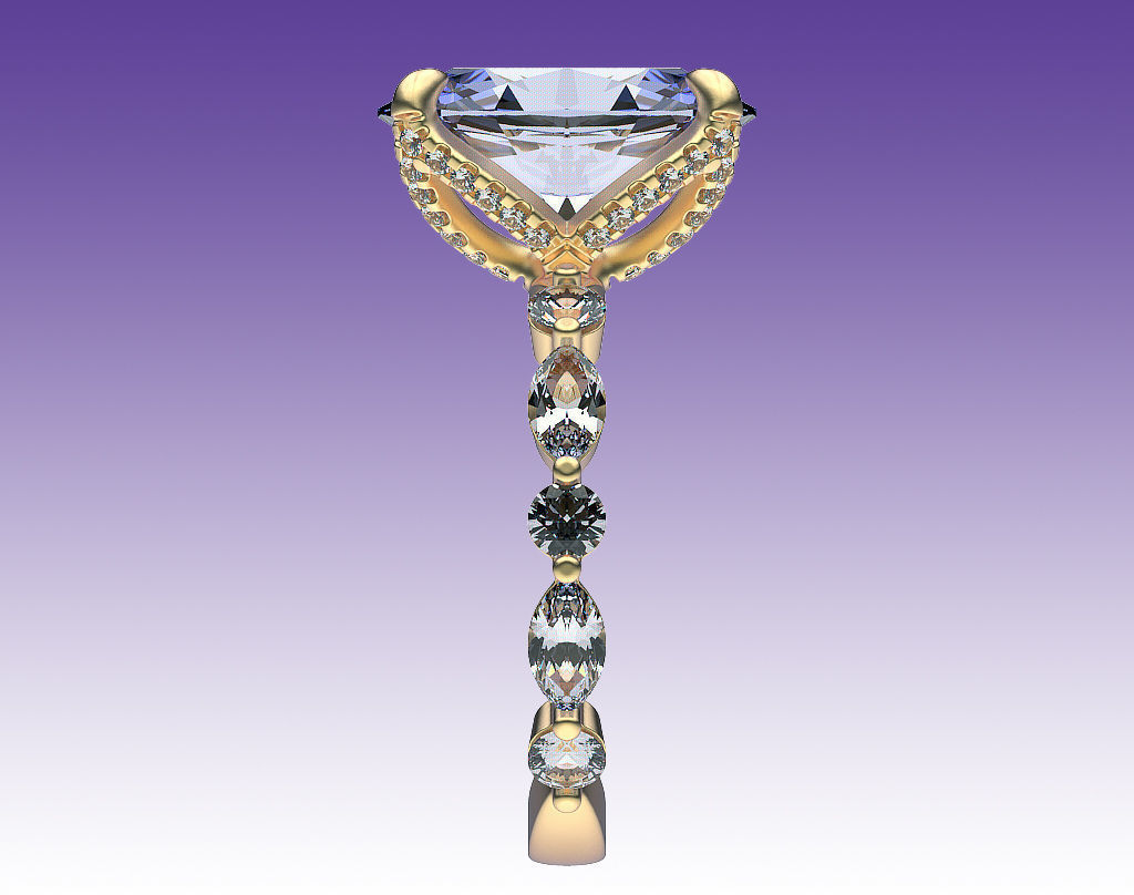 Ring Engagement Tulip 3D print model_5