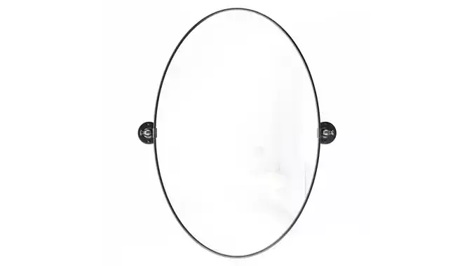 Vanity Mirror in Matt Black